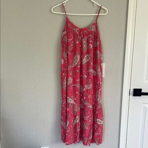 Lucky brand floral midi dress